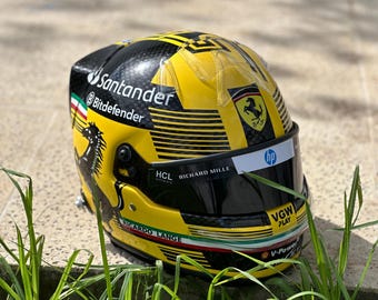 Replica helmet Carlos Sainz #55 Monza 2024 - Scuderia Ferrari – decorative F1 helmet for collectors