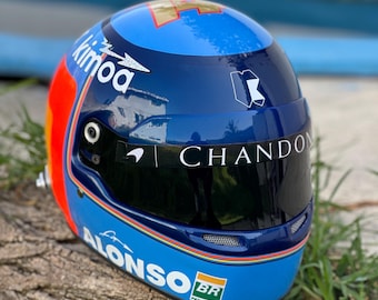 Fernando Alonso replica helmet #14 – McLaren 2018 (Iconic Edition)