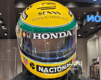 アイルトン・セナのレプリカヘルメット – ホンダ・マクラーレンF1
