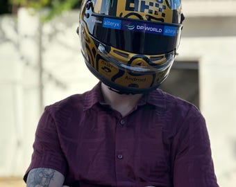 Lando Norris World Champion #4 McLaren 2025 Helmet - Formula 1