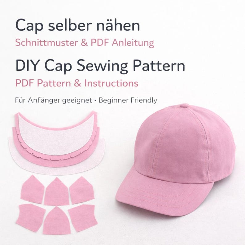 Cap Sewing "pattern Fancy" | Sewing Instructions German & English | DIY ...