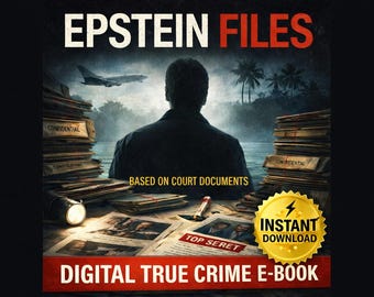 De Epstein-dossiers – E-book over waargebeurde misdaad | Rechtbankdocumenten, netwerk- en zaakanalyse | Direct te downloaden als PDF
