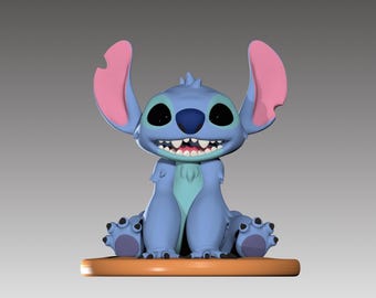 Stitch - Lilo i Stitch - STL, OBJ Pobieranie cyfrowe