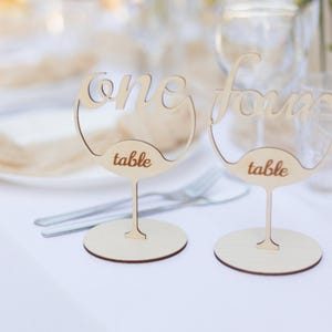 Numeri da tavolo per matrimoni - Decorazioni rustiche per feste - Numeri da tavolo in legno per matrimoni - Segnalibri per numeri da tavolo - Numeri da tavolo per ricevimenti o eventi