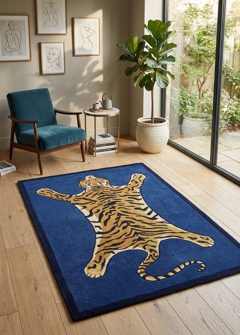 Tiger Skin Carpet - Etsy
