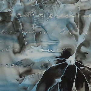 Memory of the Senses: Original ink painting on yupo neuroscience art literature Proust image 4