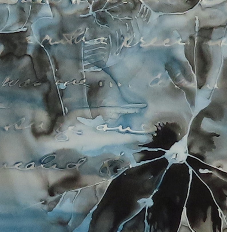 Memory of the Senses: Original ink painting on yupo neuroscience art literature Proust image 4