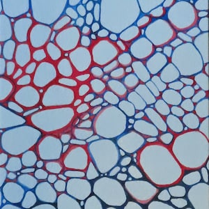Escape Vessel - original watercolor painting - biology art