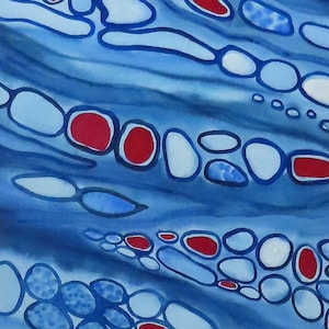 Xylem Vessel - original watercolor painting - biology art