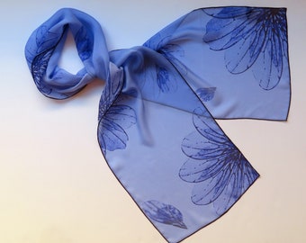 Drosophila Wings Silk Chiffon Scarf - Science Scarf