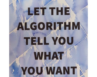 Algorithm Series 78: Let The Algorithm Tell You What You Want