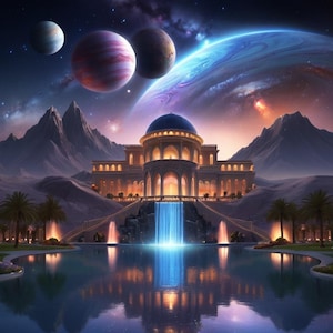 Cosmic Dreamscape Galaxy Wallpaper 2