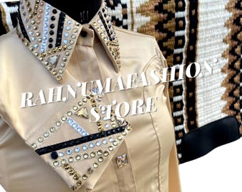 Western Show Pad mit passenden Blinged Shirt