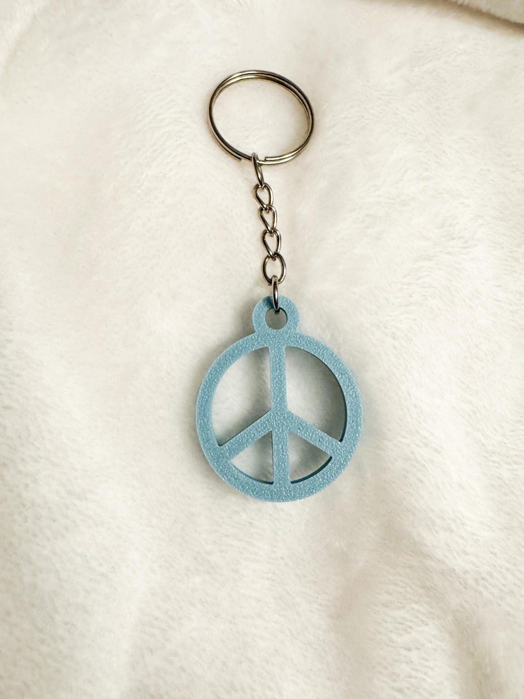 3D Printed Peace Keychains - Etsy