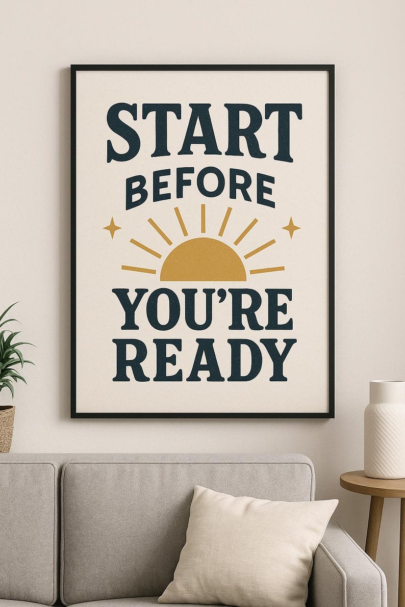 Custom Motivational Poster – Personalized Quote Wall Art – Printable ...