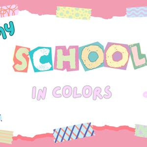Mon école EN COULEURS Livre de coloriage pour enfants