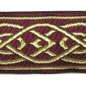 Saxon Knot Fabric Trim 10 yard lot 1 inch Celtic Trim image 5