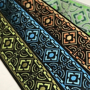4 colors 5/8 Diamond Fabric Trim by the Yard image 1