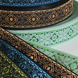 4 colors 5/8 Diamond Fabric Trim by the Yard image 2