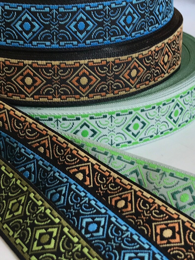 4 colors 5/8 Diamond Fabric Trim by the Yard image 2