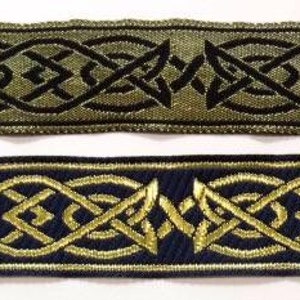 Saxon Knot Fabric Trim 10 yard lot 1 inch Celtic Trim image 7