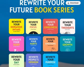 11 zelfhulpbundel met e-boeken | Herschrijf je toekomstige serie| Productiviteit, focus, gewoonten, mentaliteit, dopamine-detox | Digitale download