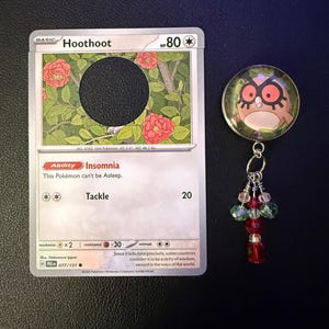 Fridge Magnet Repurposed Trading Card | Little Owl | Handmade Flying-Type Fan Art Gift | Upcycled Magnet for Collectors | Card Cuties Decor