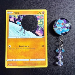 Fridge Magnet Repurposed Trading Card | Fighting-Type Fan Art Gift | Upcycled Fridge Magnet for Collectors | Card Cuties Deco | (Version 1)