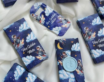 Ouvre-biberon personnalisé pour bébé avec boîte - Cadeau révélateur de sexe - Cadeau babyshower - Cadeau d'anniversaire