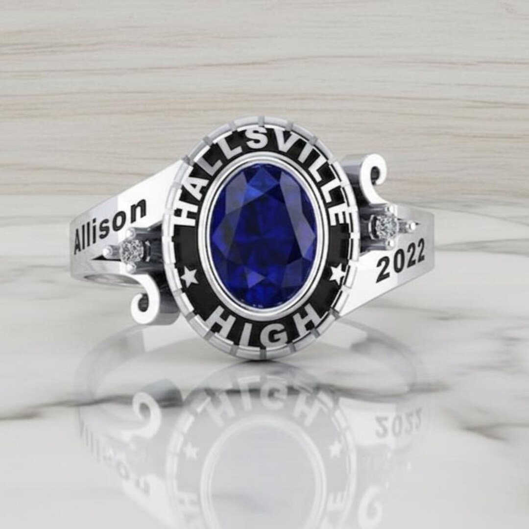 Personalized High School Class Ring 2022 Custom Graduation Ring Personalized High School Class Ring 2022 Custom Graduation Ring
