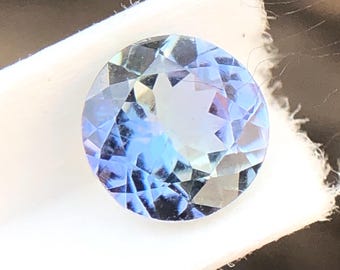 Blue Green Tanzanite Gemstone, Natural Zoisite, Loose Faceted Stone
