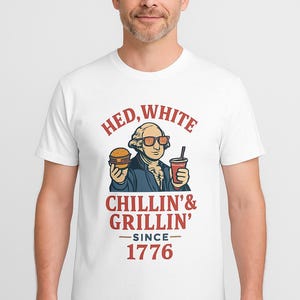 Patriotic Tee, Independence Day Shirt, USA Fourth of July Top, American Flag Tshirt, George Washington Apparel