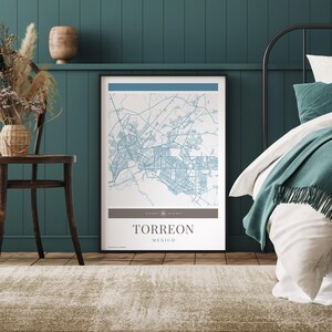 Torrero Stadt Karte Poster - Minimalistische Reisekunst, Urlaubsposter, Geschenk für Sie und Ihn, Urlaubsposter, modernes Design