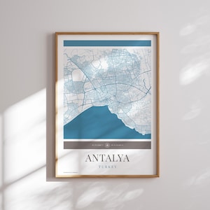 Anthrazit Karte Poster - Minimalistische Reisekunst, digitaler Download, Urlaubsposter, Geschenk für Sie und Ihn, Karte, Wandkunst, modernes Design