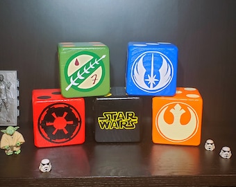 Wood Yardzee Jumbo STAR WARS Giant Lawn Yard Dice - Yahtzee, Bunco, Home Decor