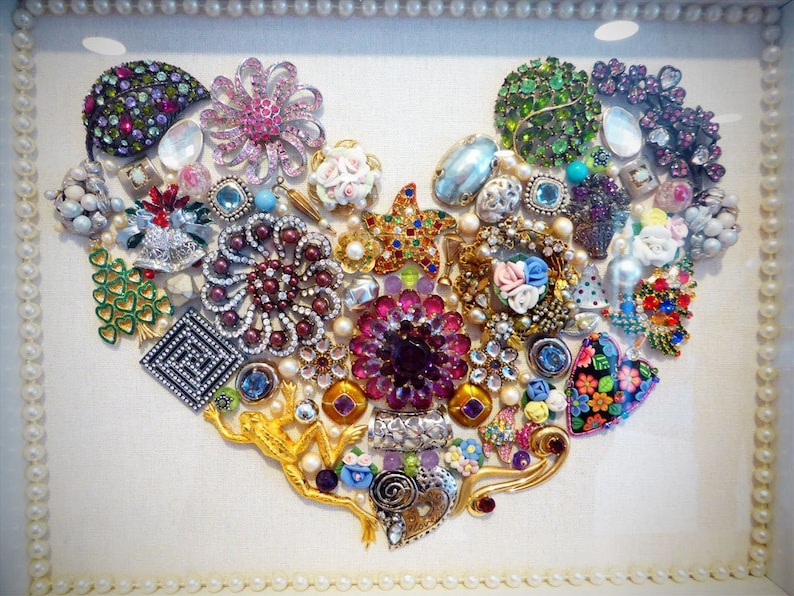 Custom Heirloom Brooch Jewelry Art Memory Keepsake Made From Your Loved