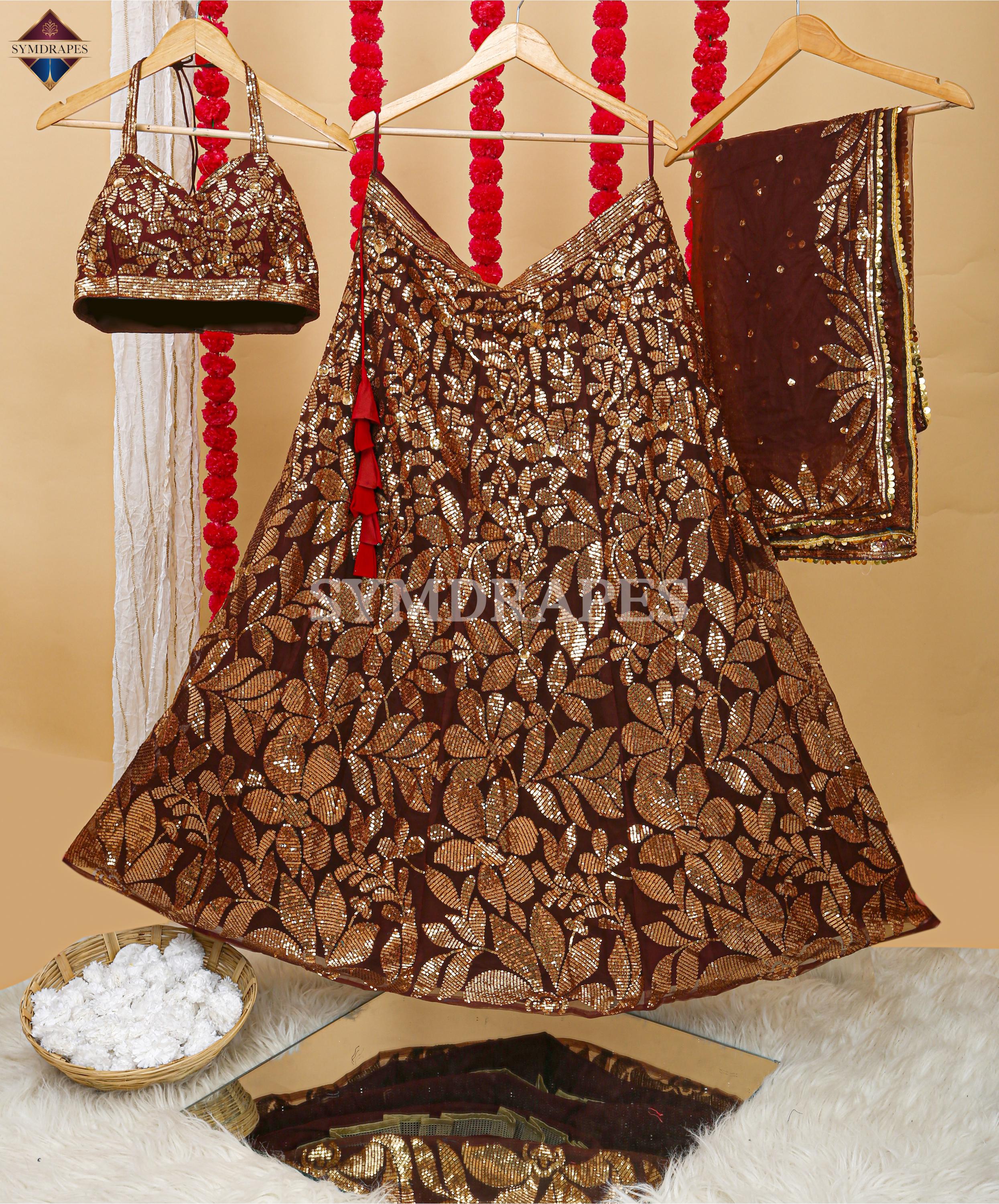 Brown Indian Dress - Etsy