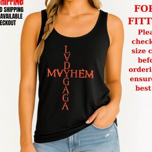 Lady Gaga Mayhem Tank - Etsy
