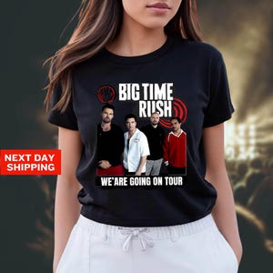 Big Time Rush Shirt, Big Time Rush In Real Life Worldwide Tour 2025 TShirt, Big Time Rush 2025 Concert Tee, Big Time Rush Fan Gift