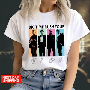 Big Time Rush Shirt, Big Time Rush In Real Life Worldwide Tour 2025 TShirt, Big Time Rush 2025 Concert Tee, Big Time Rush Fan Gift