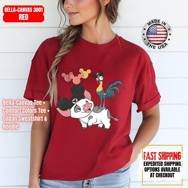 Hei Girl Hei Moana Comfort Colors Shirt, Disney Princess Moana Shirt, Disney Trip Sweatshirt, Disney Toddler Kids Shirts bild 6