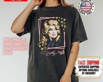 Vintage Dolly Parton Comfort Colors Shirt, Country Music Sweatshirts, What Would Dolly Do, Dolly Parton Tour Tee