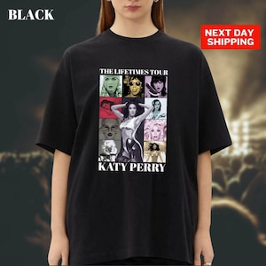 Comfort Colors 2025 Katy Perry The Lifetime Tour Shirt, Katy Perry Tee, Katy Perry Fan Gift, Katy Perry Merch, Katy Perry Graphic Shirt