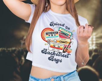 Back Street Boys, Crop Tee, Bring Memory Back, Backstreet Boys Band, BSB Rock Crop Tee, Bella Canvas 8882 Crop Tshirt