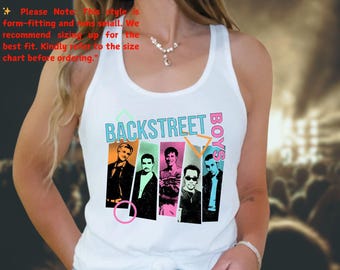 Back Street Boys, Tank Top, Bring Memory Back, Backstreet Boys Band, BSB Rock Shirt, Next Level 1533 Tank Top, Racerback