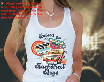 Back Street Boys, Tank Top, Bring Memory Back, Backstreet Boys Band, BSB Rock Shirt, Next Level 1533 Tank Top, Racerback
