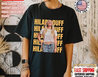 Comfort Colors Vintage Hilary Duff Shirt, Hilary Duff Lucky Me Tour 2026 Inspired Shirt, Lizzie McGuire Bootleg Shirt