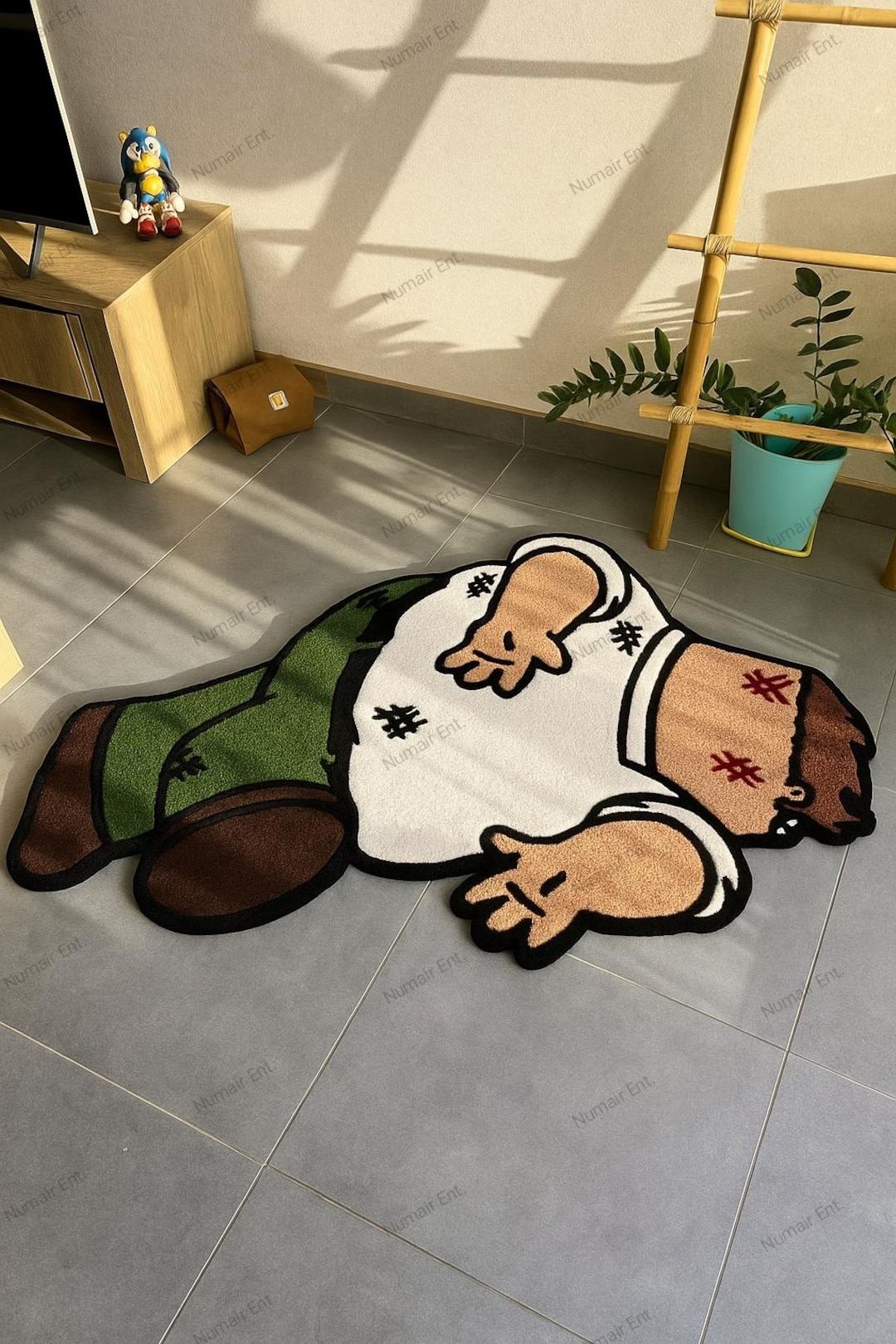 Peter Griffin Smashed Rug, Family Guy Custom Rug Tufting, Cool Gift for ...