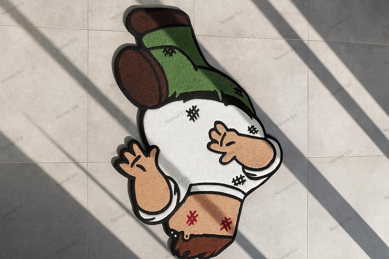 Peter Griffin Smashed Rug, Family Guy Custom Rug Tufting, Cool Gift for ...