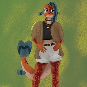 Furry Fursona Artwork Fullbody Commission